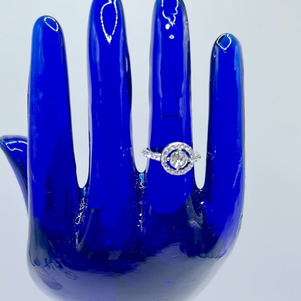 Elegant Crystal Ring Size 4.5​​​​​ - Picture 9 of 14